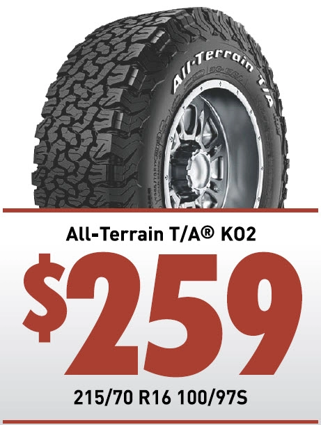 Tyre - BFGoodrich All-Terrain T/A KO2