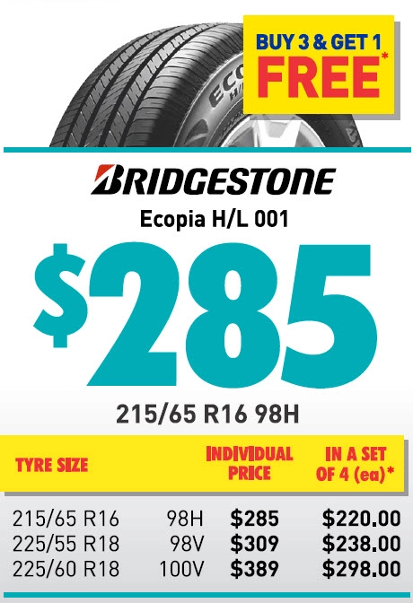 Tyre - Bridgestone Ecopia H/L 001