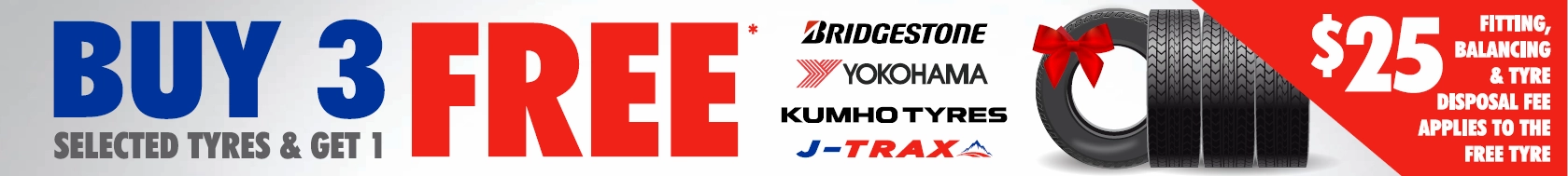 Tyre - Bridgestone, Yokohama, Kumho, J-Trax