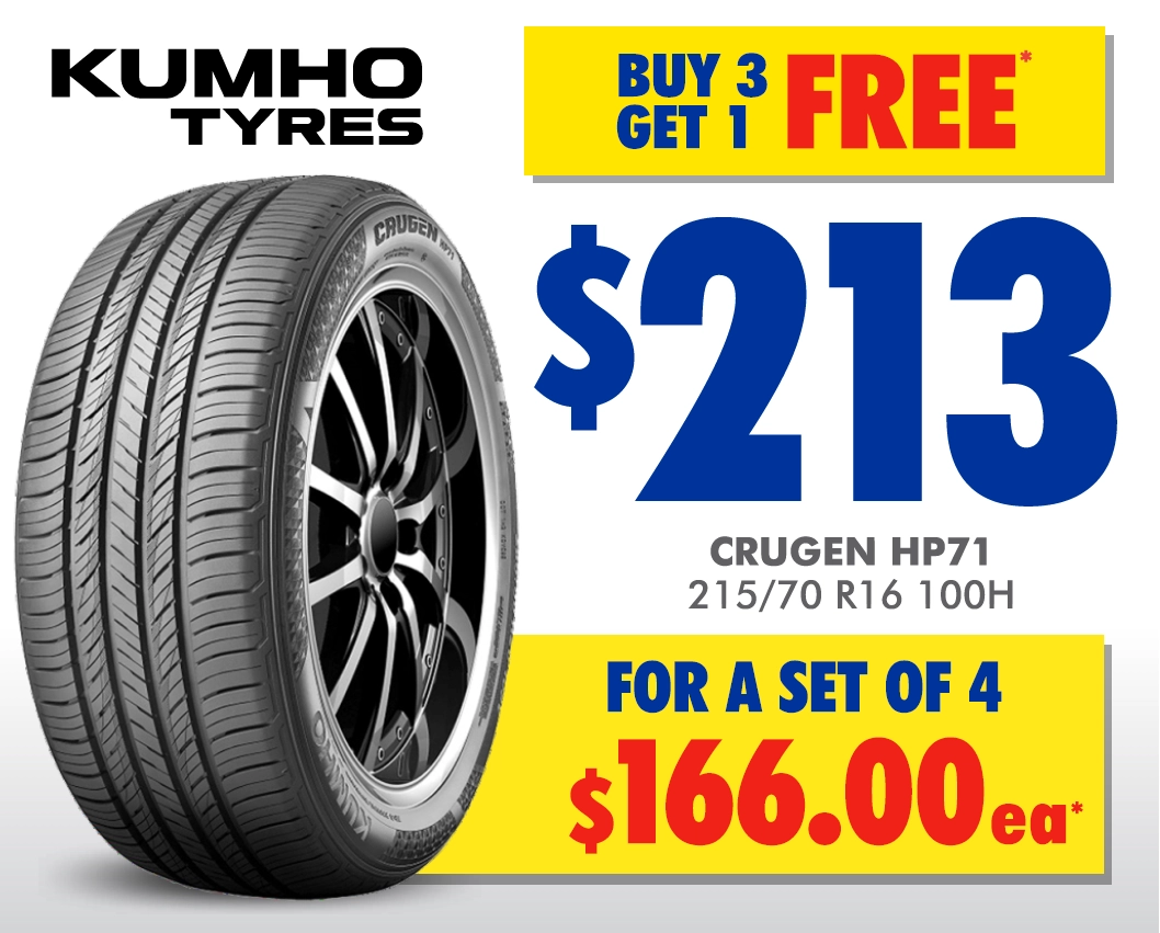 Tyre - Kumho Crugen HP71