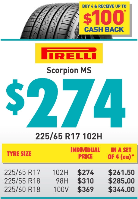 Tyre - Pirelli Scorpion MS