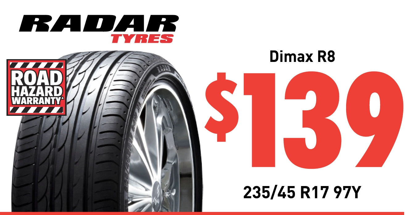 Tyre - Radar Dimax R8