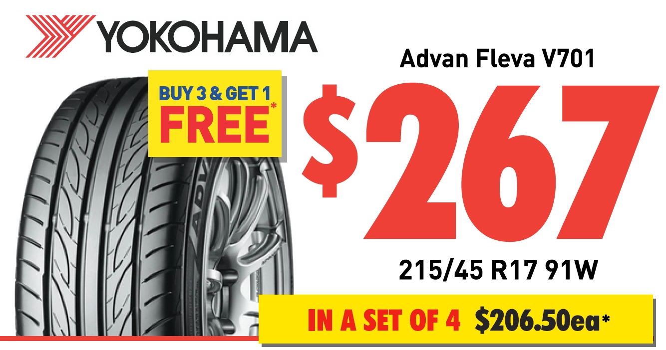 Tyre - Yokohama Advan Fleva V701