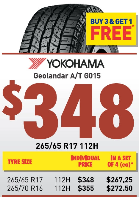 Tyre - Yokohama Geolandar A/T G015