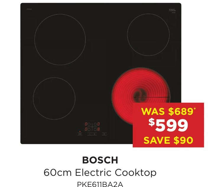 Bosch 60cm Electric Cooktop