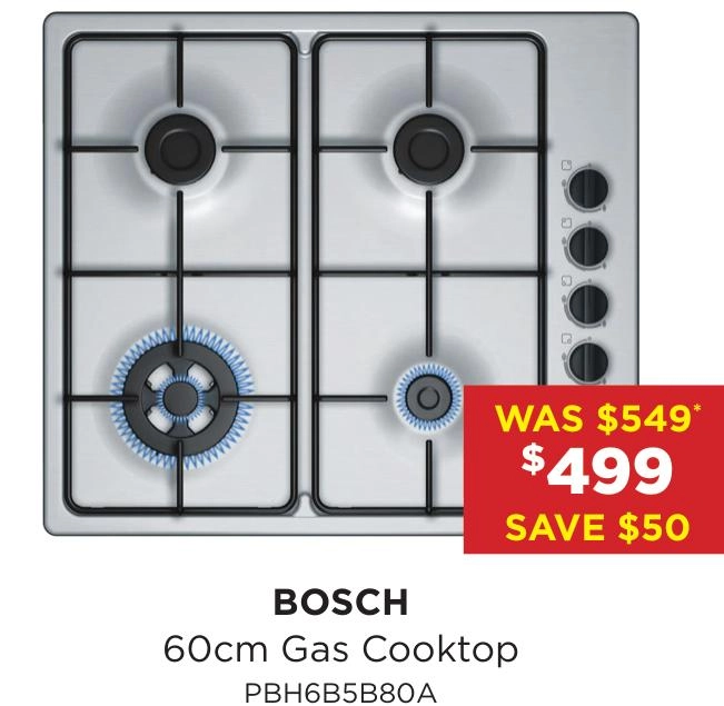 Bosch 60cm Gas Cooktop