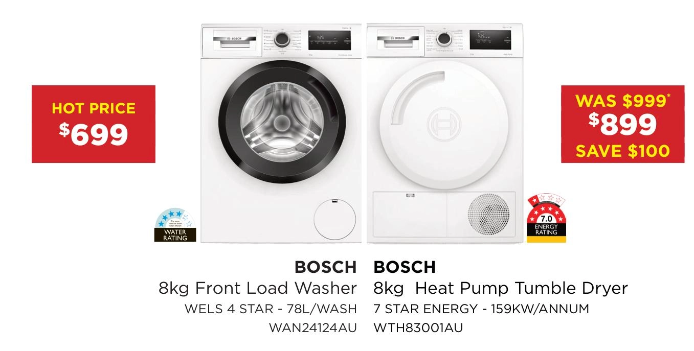 Bosch 8kg Front Load Washer