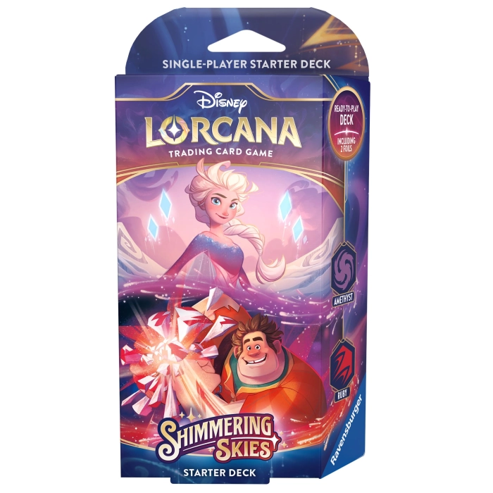 Disney Lorcana Trading Card Game - Shimmering Skies Starter Deck