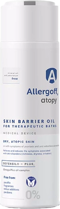 Allergoff Atopy Skin Barrier Oil for Therapeutic Baths 200ml