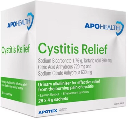 Apohealth Cystitis Relief 28 x 4g Sachets