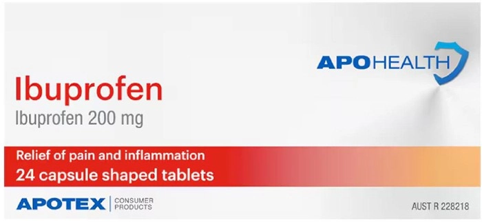 Apohealth Ibuprofen 200mg Pain Relief 24 Tablets