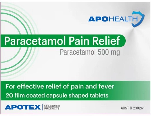 Apohealth Paracetamol Pain Relief 500mg 20 Tablets