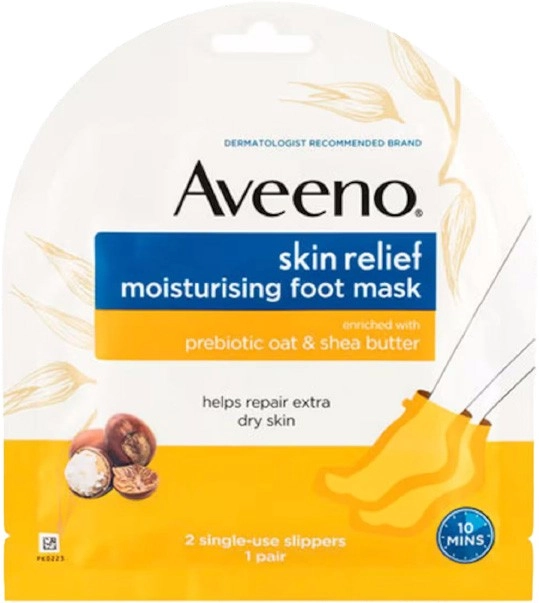 Aveeno Skin Relief Moisturising Foot Mask 1 Pack