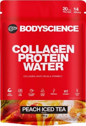 BSc Body Science Collagen Protein Water Peach Iced Tea 350g