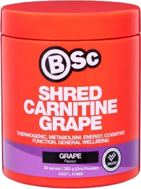 BSc Body Science Shred Carnitine Grape 300g