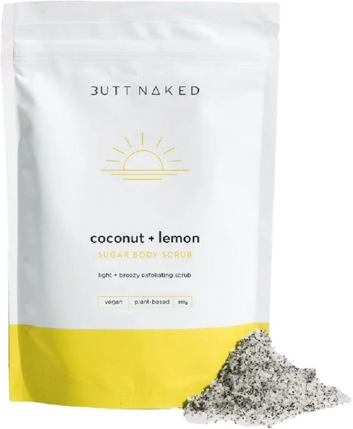 Butt Naked Body Coconut + Lemon Sugar Body Scrub 250