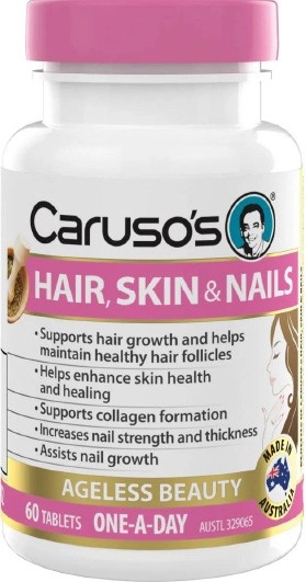 Carusos Hair Skin and Nails 60 Tablets