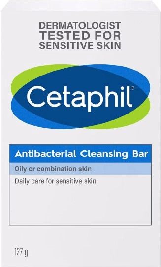 Cetaphil Antibacterial Cleansing Bar 127g