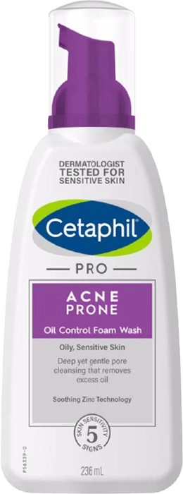 Cetaphil Pro Acne Prone Oil Control Foam Wash 236ml