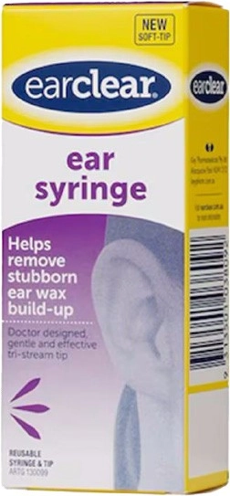 EarClear Ear Wax Removal Syringe 1 Pack