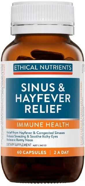 Ethical Nutrients Sinus & Hayfever Relief 60 Capsules