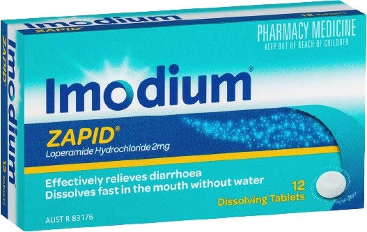 Imodium Zapid 2mg for Diarrhoea Relief 12 Dissolving Tablets