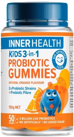 Inner Health Kids 3-In-1 Probiotic Gummies 50s