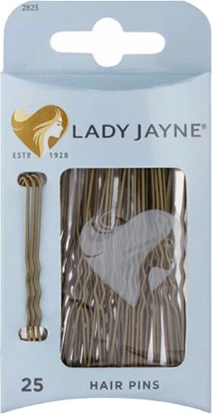 Lady Jayne Hair Pins Brown 6.25cm 25 Pack