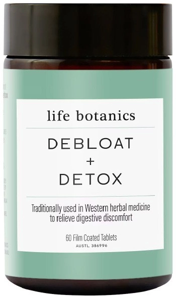 Life Botanics Debloat and Detox 60 Tablets