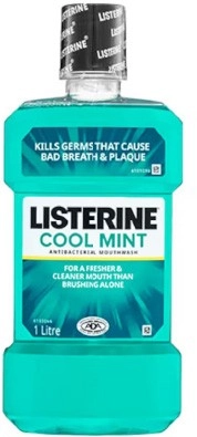 Listerine Cool Mint Antibacterial Mouthwash 1L