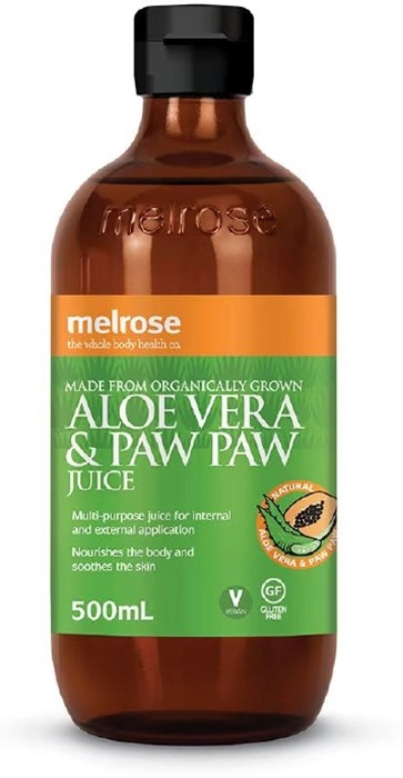 Melrose Organic Aloe Vera Pawpaw Juice 500ml