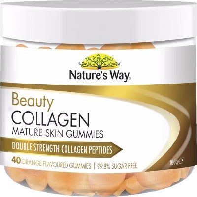 Natures Way Beauty Collagen Mature Skin Gummies 40 Pack