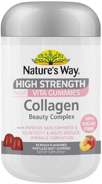 Natures Way High Strength Adult Vita Gummies Collagen Beauty Complex 50 Pack