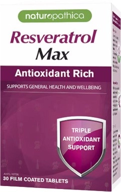 Naturopathica Resveratrol Max Antioxidant Rich 30 Tablets