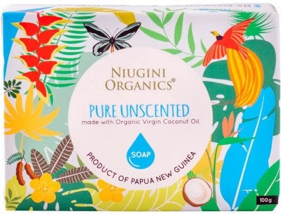 Niugini Organics Virgin Coconut Oil Soap Unscented 100g