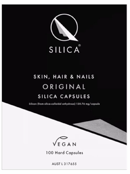 Qsilica Skin Hair & Nails Original 100 Hard Capsules