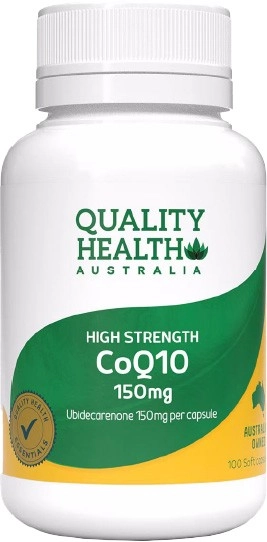 Quality Health High Strength CoQ10 150mg 100 Capsules