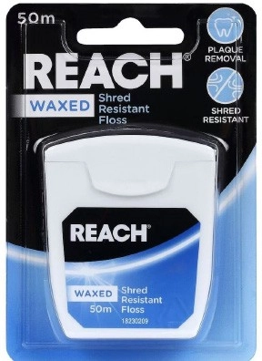 Reach Waxed Shred Resistant Dental Floss 50m