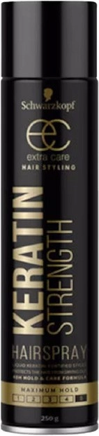 Schwarzkopf Extra Care Keratin Strength Hairspray 250g