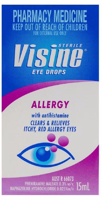 Visine Eye Drops Allergy with Antihistamine 15ml