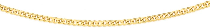 9ct Gold 50cm Solid Curb Chain