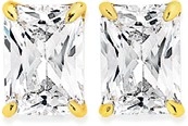 9ct Gold Cubic Zirconia Stud Earrings