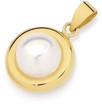 9ct Gold Cultured Freshwater Pearl Pendant