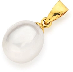 9ct Gold Cultured Freshwater Pearl Pendant