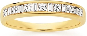 9ct Gold Diamond Anniversary Band