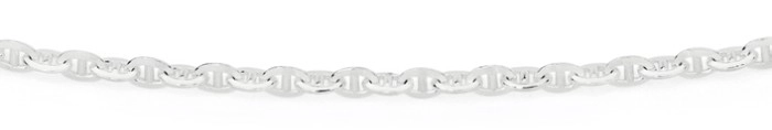 Sterling Silver 45cm Oval Marine Chain