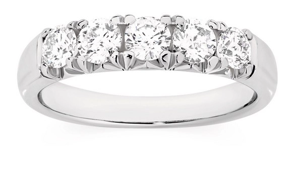 18ct White Gold Diamond Anniversary Band