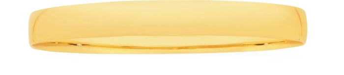 9ct Gold 65mm Solid Bangle