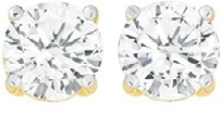 9ct Gold Cubic Zirconia Stud Earrings