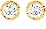 9ct Gold Diamond Studs